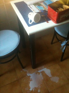 Non piangere sul latte versato!